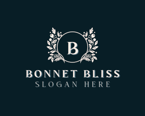 Floral Wreath Boutique logo design