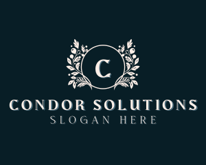 Floral Wreath Boutique logo design