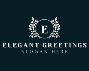 Floral Wreath Boutique logo design