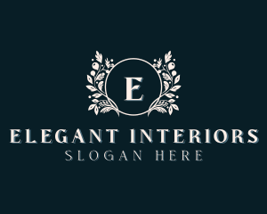 Floral Wreath Boutique logo design