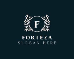 Floral Wreath Boutique logo design