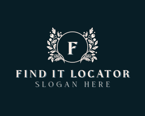 Floral Wreath Boutique logo design