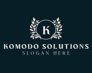 Floral Wreath Boutique logo design