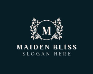 Floral Wreath Boutique logo design