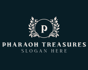 Floral Wreath Boutique logo design