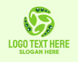 Fungi - Green Leaf Garden logo design