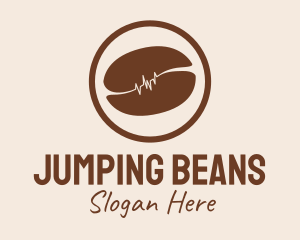 Brown Coffee Bean Farm  logo design