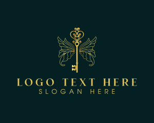 Accessory - Luxury Key Wing logo design