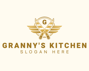 Knife Blade Butcher logo design