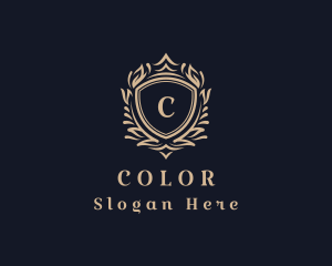 Golden - Royal Deluxe Shield logo design