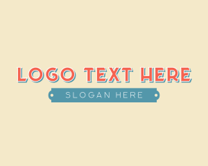 Label - Retro Boutique Brand logo design