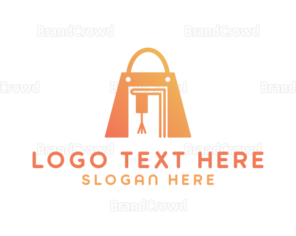 Baking Pastry Shopping Bag Logo