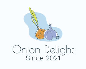 Onion - Onion & Garlic Plant logo design