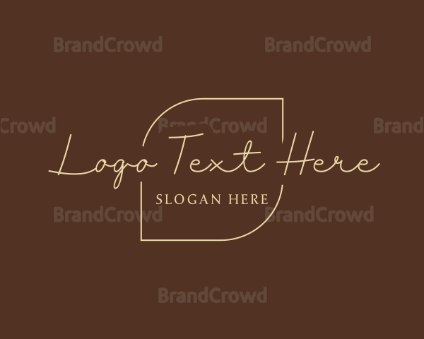 Elegant Handwritten Business Logo