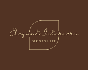 Elegant Handwritten Business logo design