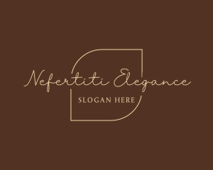 Elegant Handwritten Business logo design