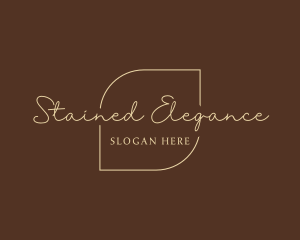 Elegant Handwritten Business logo design