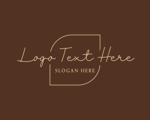 Lettering - Elegant Handwritten Business logo design