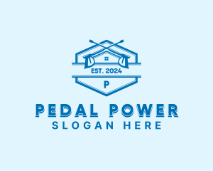 Cleaning Power Washer logo design