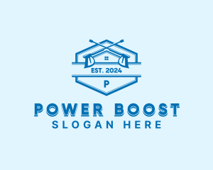 Cleaning Power Washer logo design