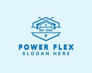 Cleaning Power Washer logo design