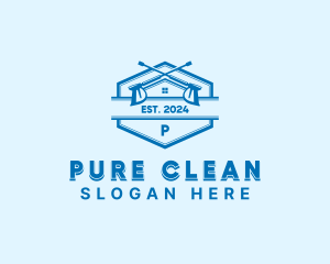 Cleaning Power Washer logo design