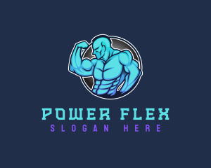 Bicep - Bicep Flex Bodybuilder logo design