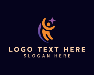 Generic Human Leadership logo design