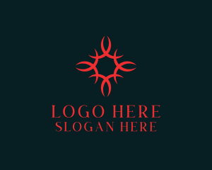 Gang - Sun Tribal Tattoo logo design