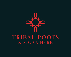 Sun Tribal Tattoo  logo design