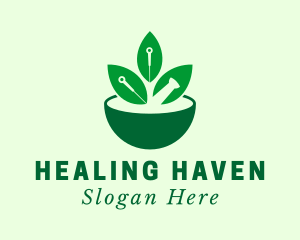 Treatment - Acupuncture Herbal Treatment logo design