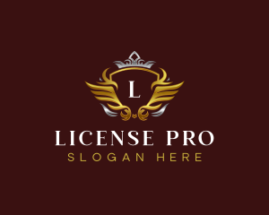 Premium Crest Shield logo design