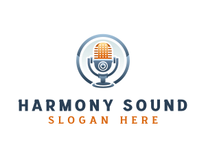 Sound - Radio Sound Microphone logo design