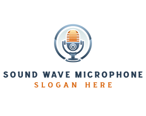 Radio Sound Microphone logo design