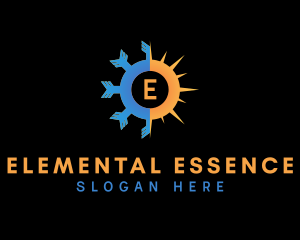 Element - Heating Cooling Element logo design