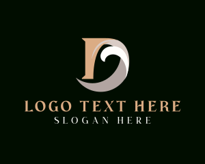 Dermatology - Beauty Boutique Letter D logo design