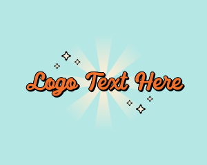 Starburst Retro Business logo design