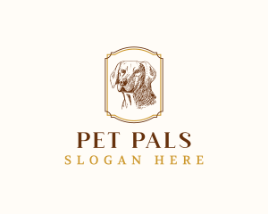 Dog Pet Veterinary logo design