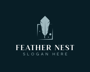 Feather Stationery Publisher logo design