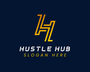 Startup Maze Business Letter H logo design