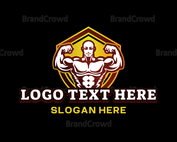 Fitness Muscle Gym Logo