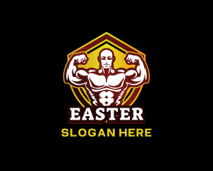Male - Fitness Muscle Gym logo design