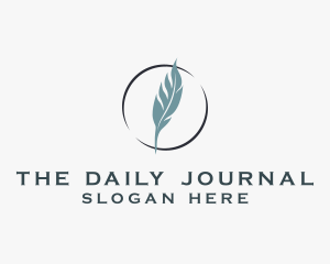 Journal - Feather Quill Calligraphy logo design