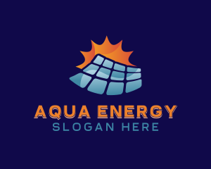 Solar Panel Energy logo design