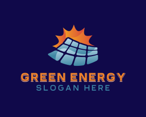 Solar Panel Energy logo design