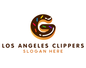 Donut - Donut Pastry Letter G logo design