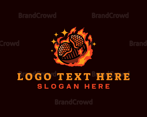 Barbecue Grill Restaurant Logo