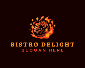 Barbecue Grill Restaurant logo design