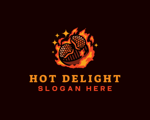 Barbecue Grill Restaurant logo design