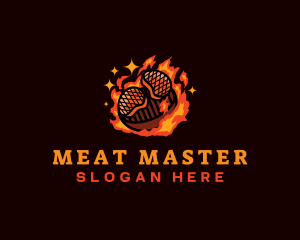 Barbecue Grill Restaurant logo design